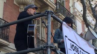 Amaral reclamando justicia caso José Couso