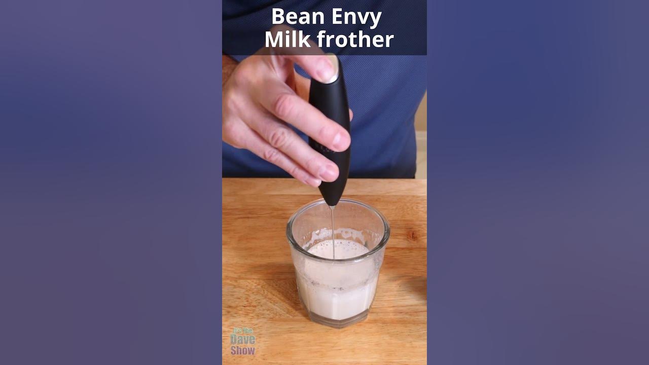 Bean Envy Milk Frother for Coffee - Handheld, Foamer & Frother