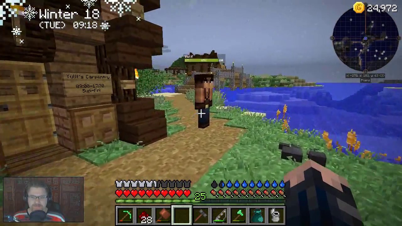 Farming Valley, a Minecraft Modpack by @KehaanDK , The Cafe EP 9 - YouTube
