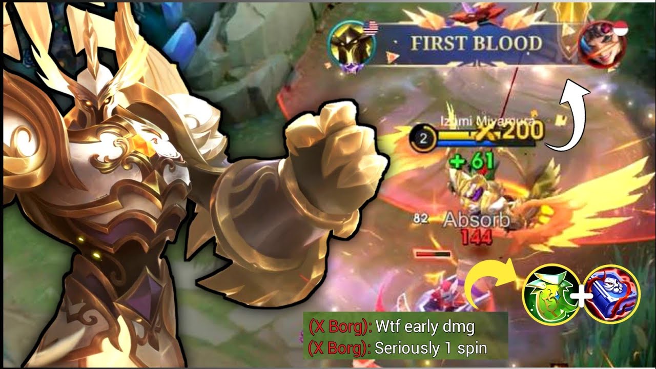 SOLO RANK URANUS IMMORTAL BEST BUILD 2024 + INSANE DAMAGES!! (FULL MATCH CARRY) ~ Build Top Global 1