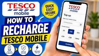 how to top up tesco mobile online | how to recharge tesco sim screenshot 1