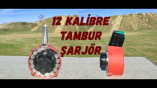 TAMBUR ŞARJÖR TANITIM . 12 KALİBRA TAMBUR ŞARJÖR . #tamburşarjörtanıtım. #12kalibretamburşarjör.