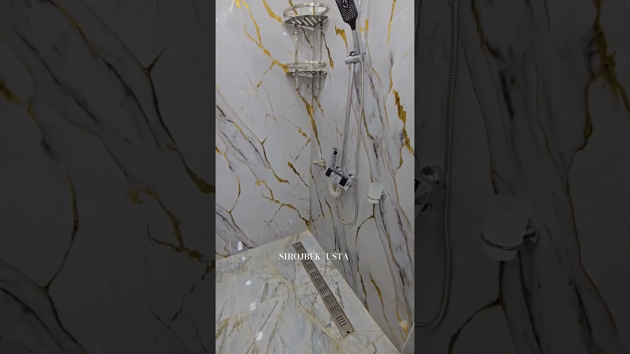 душевая комната до и после shower room before and after  dush xonasi oldin va keyin