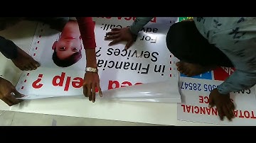 Vinyl Sticker pasting on Promo Table, Optiz Technologies, Kolkata @ 9674136588/ 8240836765