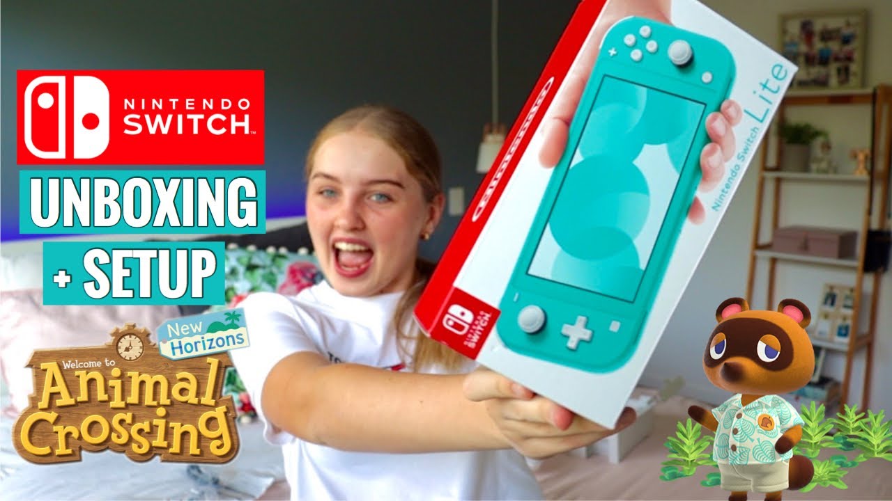 Nintendo Switch Lite Unboxing ft. Animal Crossing New Horizons - YouTube