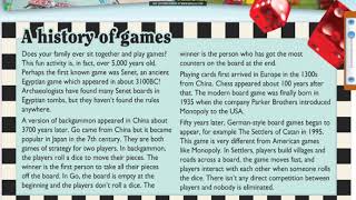 Learn English with Motivate!:Motivate!2:Unit 9:Fun and games-Reading 1:A history of games