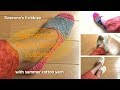 簡単かぎ針編み夏糸ルームシューズ日本語&English Crochet コットン Easy Summer Room Shoes Elementary for Beginners スザンナのホビー