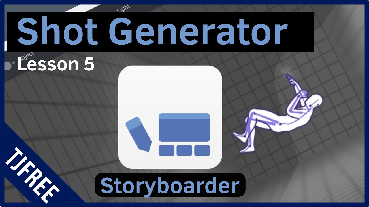  New Storyboarder Lesson 5 | How to use Shot Generator