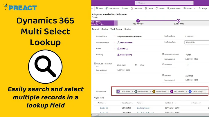 Microsoft Dynamics 365 Multi Select Lookup Solution