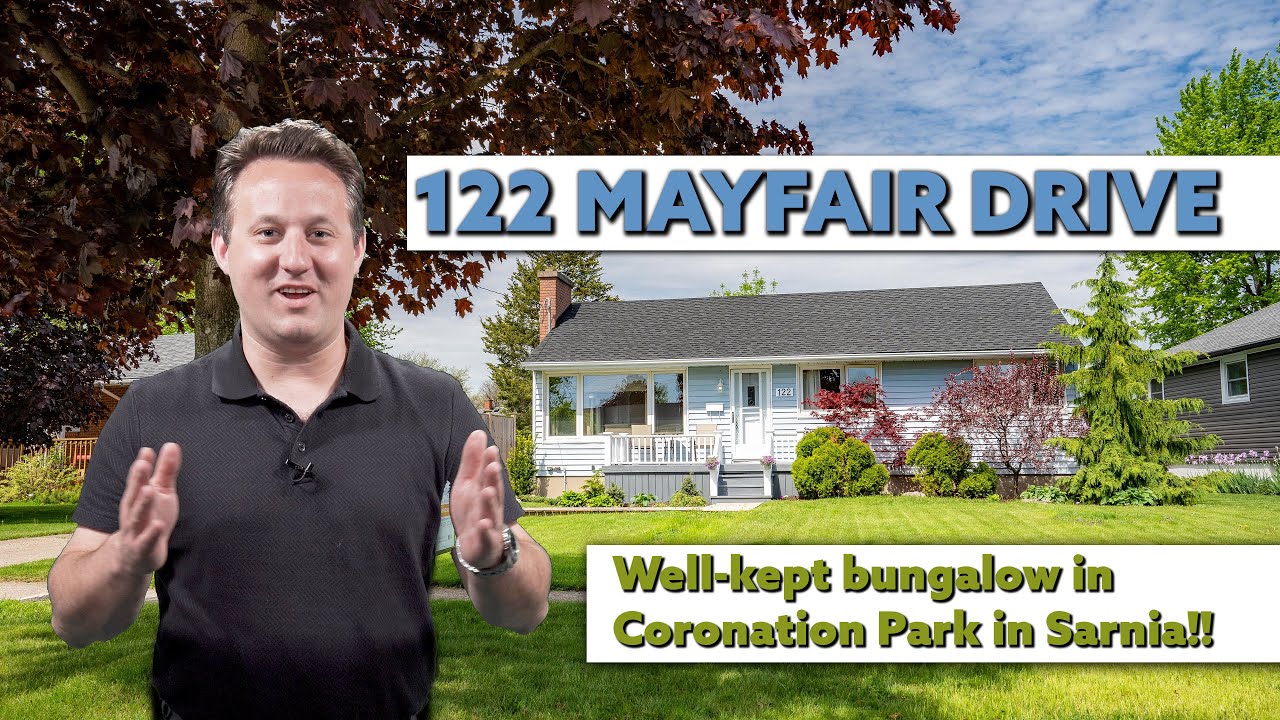 Sarnia Real Estate 122 Mayfair Drive YouTube