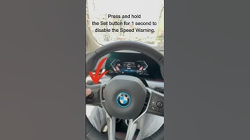 How do you turn off the speed warning on a BMW 2 Series?