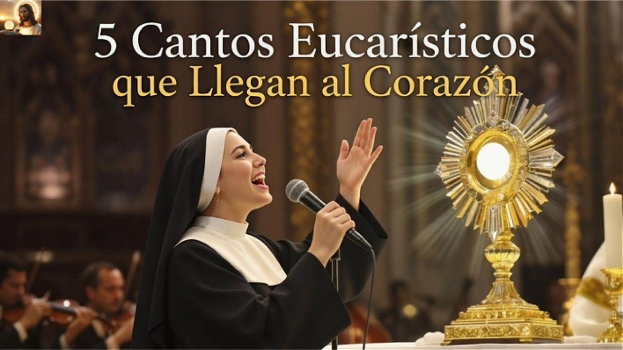 5 Cantos Eucarísticos Hermosos para Adorar a Jesús Sacramentado | Música Católica de Adoración 🙏