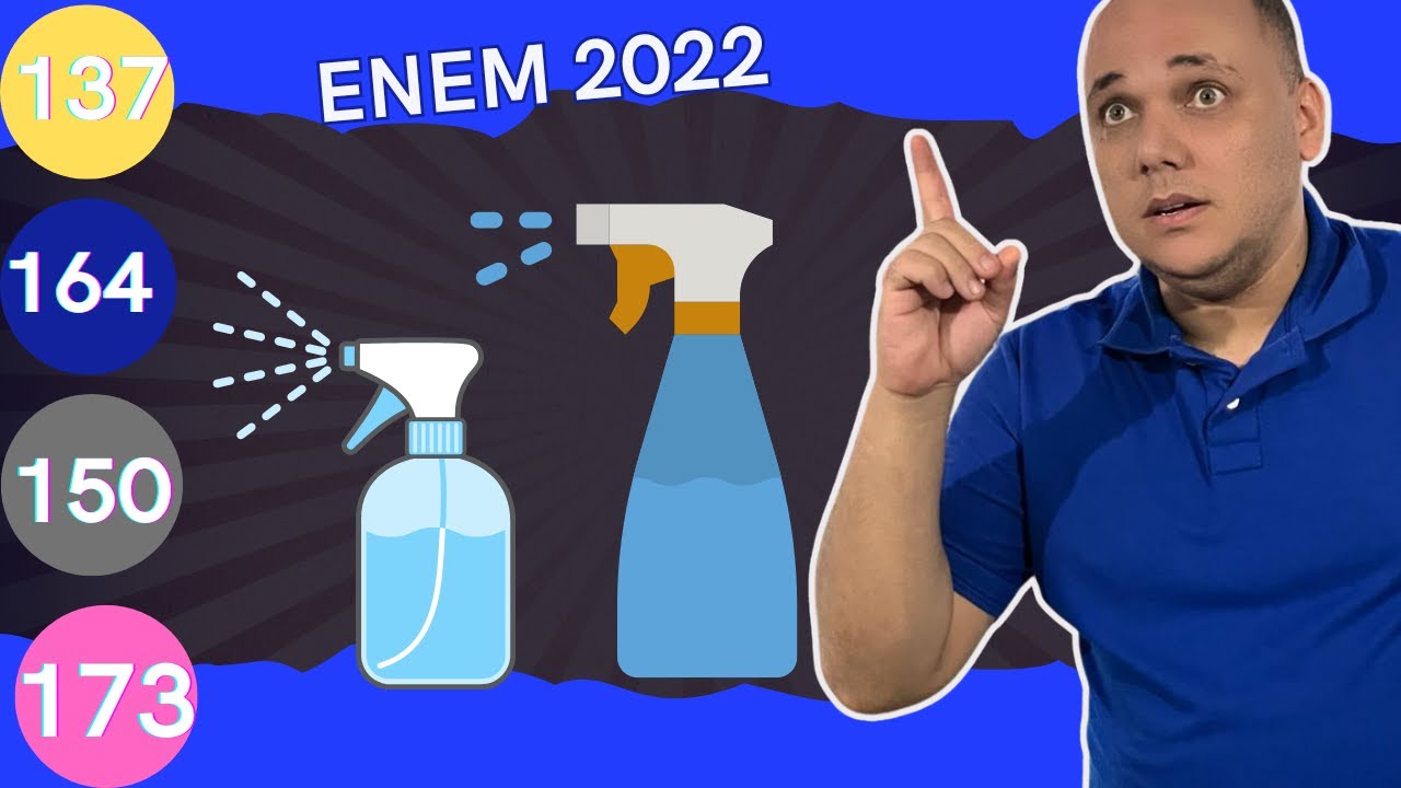 Enem matemática 2022 Um borrifador de atuação automática libera, a cada ...