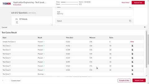 Techgig  - Market | Passed all test cases