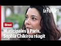 Municipales à Paris : Sophia Chikirou s'exprime après le 1er tour