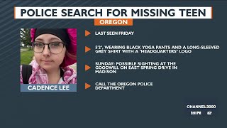 Police search for missing teen