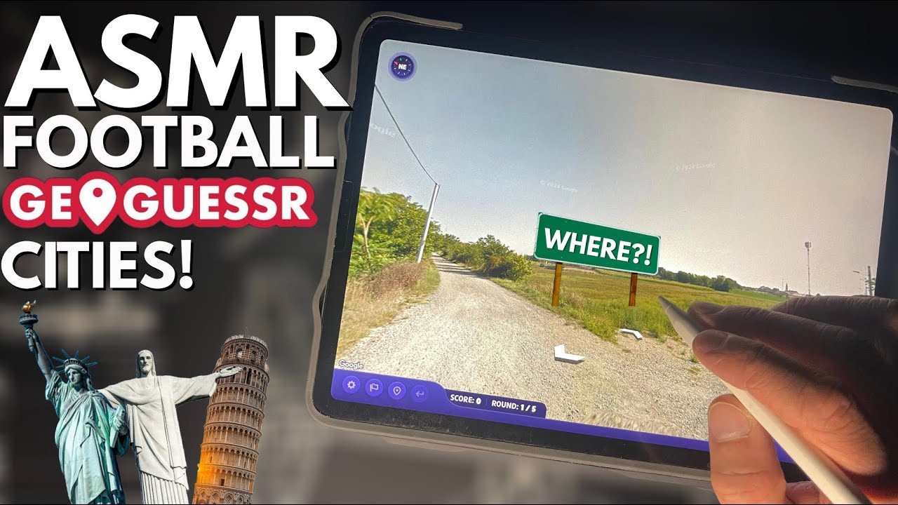 ASMR | Угадываем футбольные города на GEOGUESSR! 🗽🗼