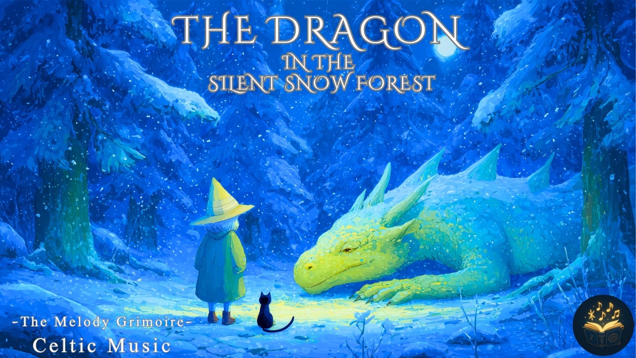 【静かなる雪の森の竜】ファンタジー ケルト音楽│集中とリラックスのための中世音楽