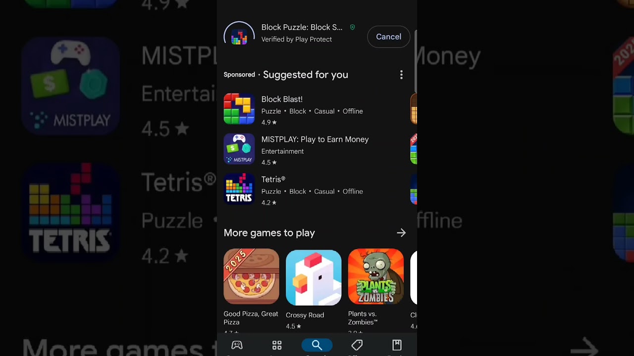 I gave in and downloaded it #cat #memes #funny #music #block #blockblast #games #videogames