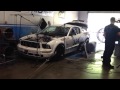 Microsofts forza team recording the tms nascar mustang on dyno