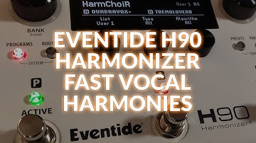 Eventide H90 Harmonizer - How To Get Harmony Ideas Fast In The Studio
