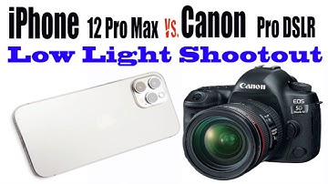 iPhone 12 Pro Max vs Canon Mark Side by Comparison