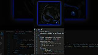Water Drop Repple Animation using the Html css javascript//#tutorial #animationshorts