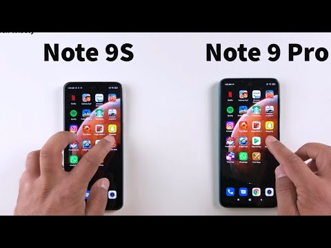 Xiaomi Redmi Note 9S vs Note 9 Pro : Speed Test + Size Comparison + Ram Management