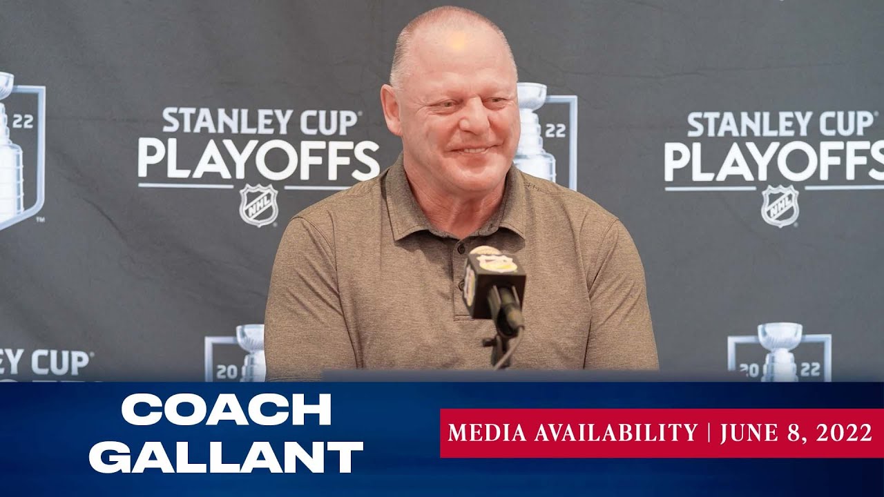New York Rangers Coach Gallant Media Availability June 8, 2022 YouTube