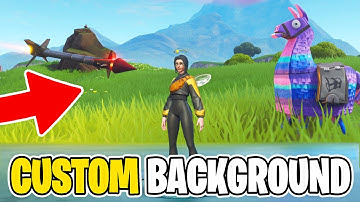How to Set a custom lobby background in fortnite! (Still Working)