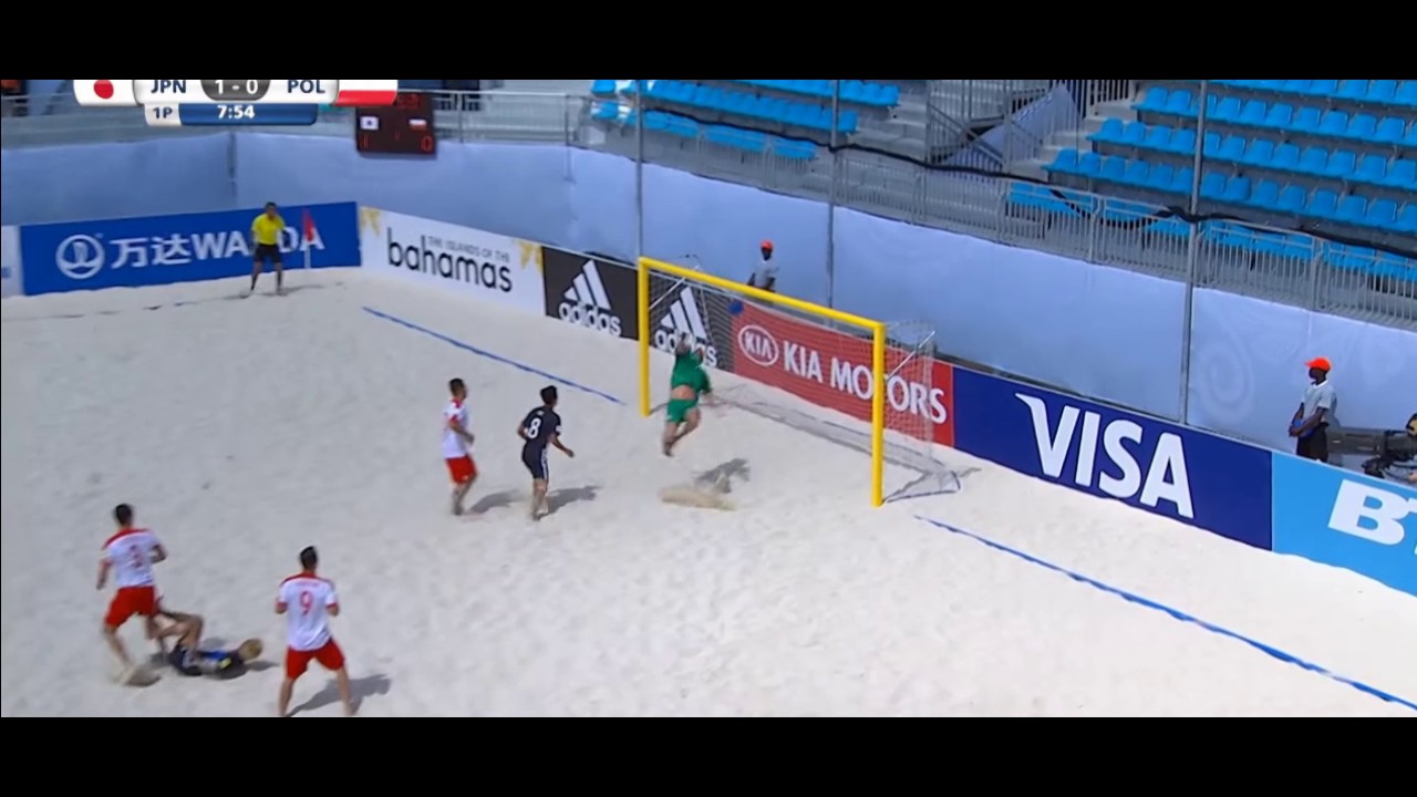 Гол Такасуке Гото (Япония - Польша). ЧМ-2017. Топ-5 голов первого тура пляжный футбол чемпионат мира 2019