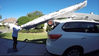 Want to see a cool trick on how load your kayak top of van, suv, or
any other high vehicle? then check out this simple way without an...