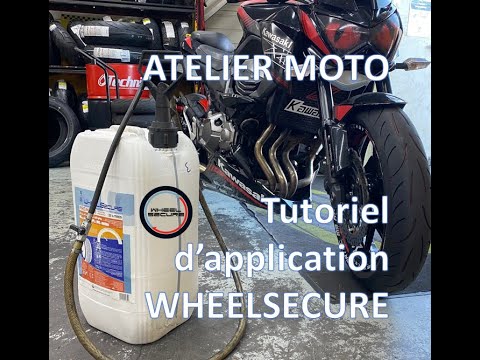 MOTO #Tutoriel d'application atelier : Tous 2 roues. #Wheelsecure anti  #crevaison préventif. - YouTube