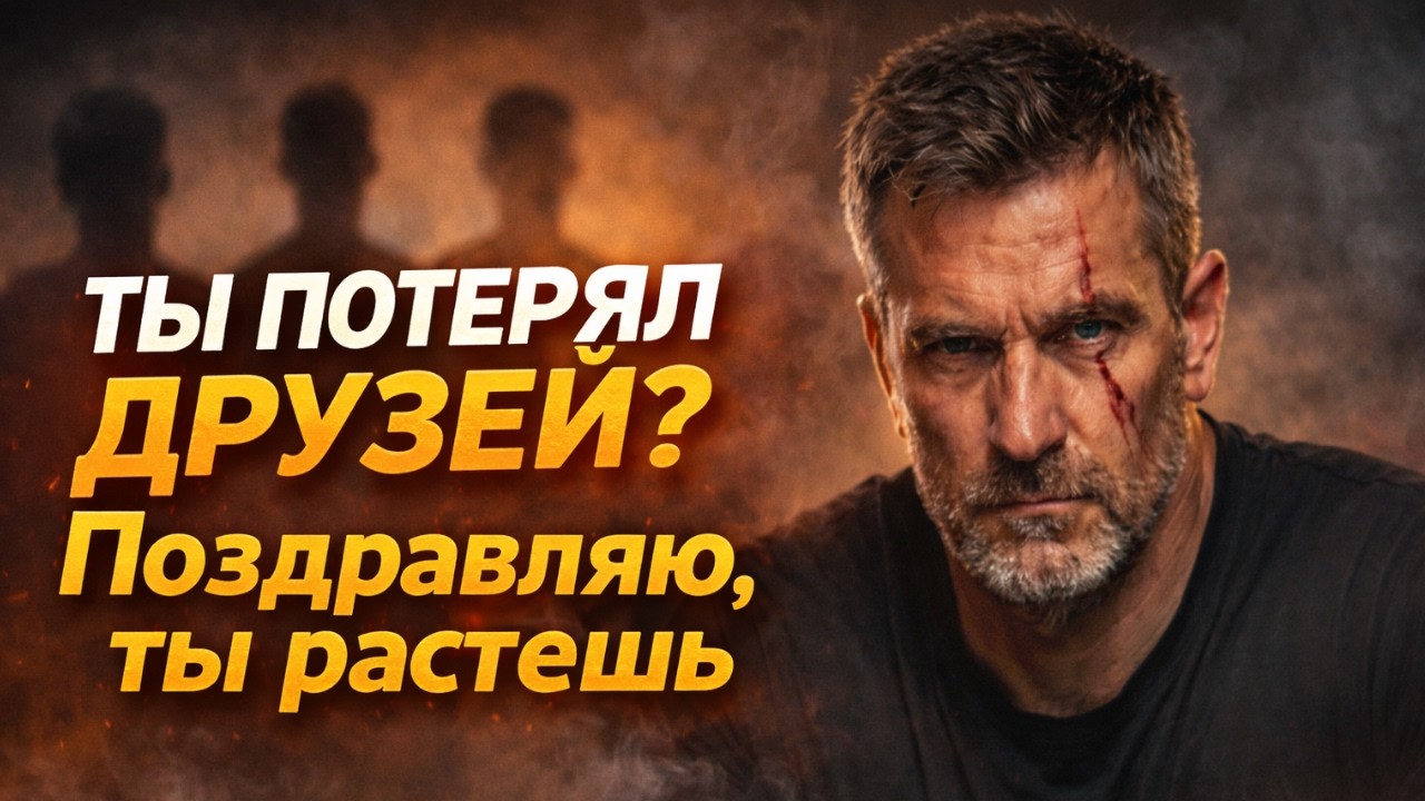 ТЫ ПОТЕРЯЛ ДРУЗЕЙ? Поздравляю, ты растешь