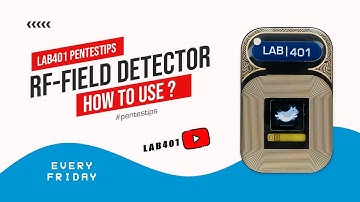 #Pentestips: How to use the rf-field detector