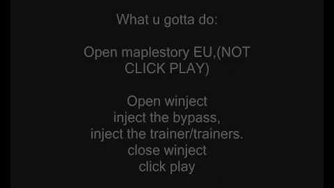 how to hack maplestory europe (Making video from the hacks)