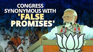 Telangana knows the mastery of Congress' lies: PM Modi