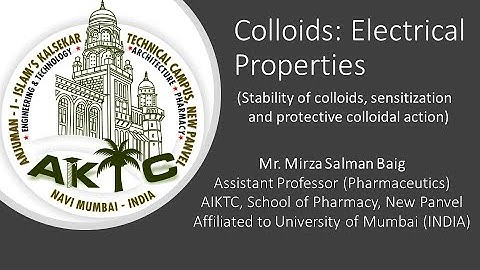 Colloids:  Stability, Sensitization and  Protection