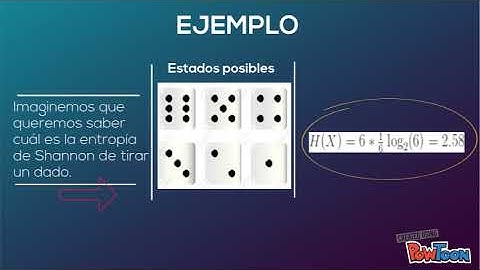 ENTROPÍA - TEORÍA DE LA INFORMACIÓN