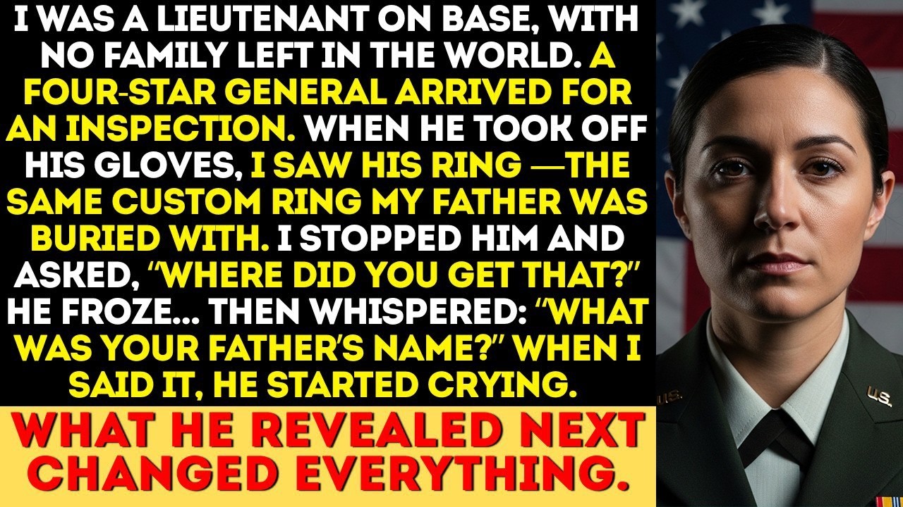 Five Years After My Father’s Death,I Saw a General Wearing His Ring—What He Revealed Changed My Life