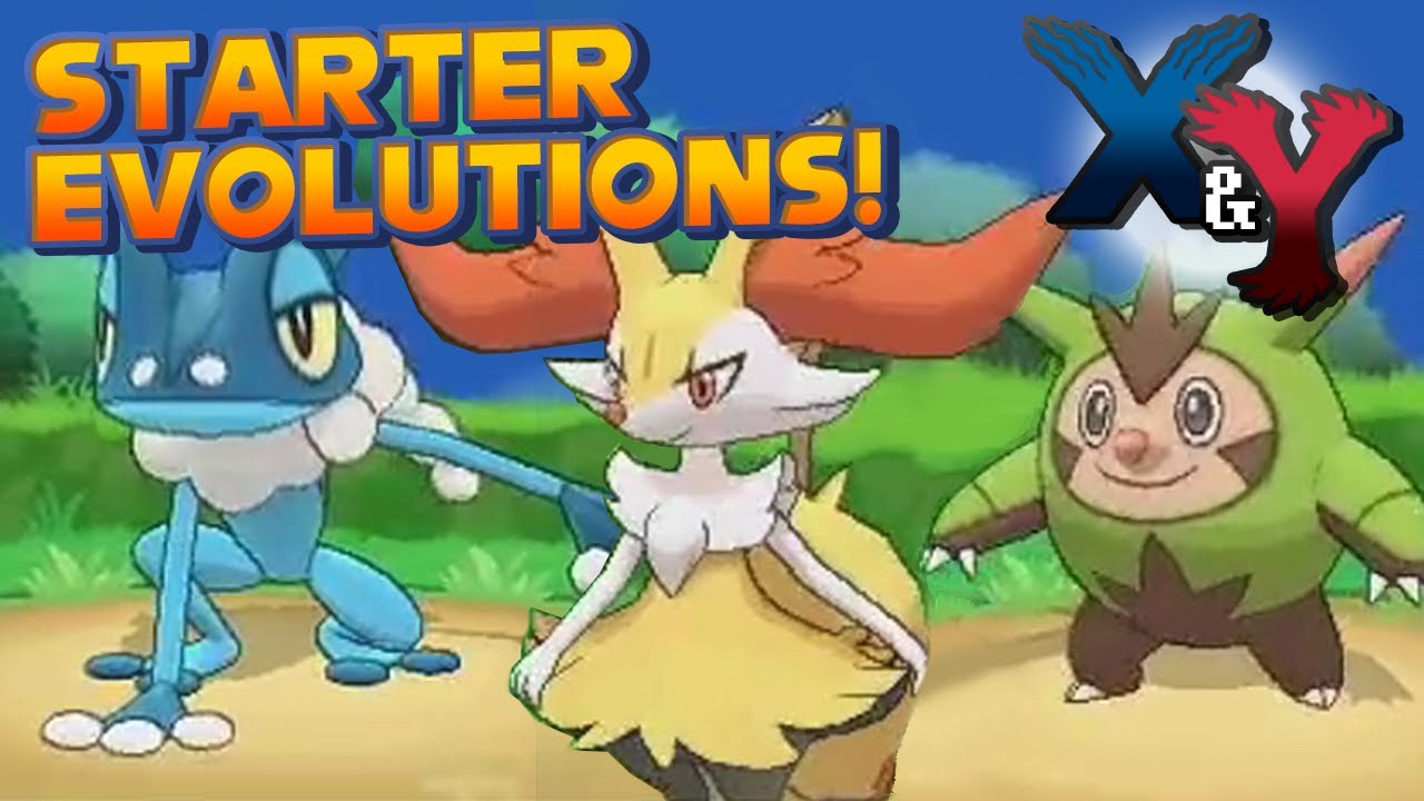 Pokemon x and y starter pokemons