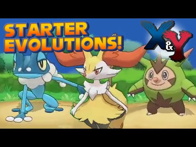 Pokémon X and Y - Kalos Starter Evolutions Trailer