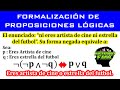 Formalización de proposiciones lógicas (ejercicios resueltos)