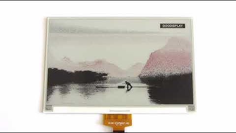 7.5 inch color e-paper display, 880x528 resolution