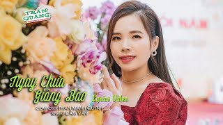 Ngày Chưa Giông Bão (Phan Mạnh Quỳnh) - Trần Cẩm Vân cover | Lyrics Vidieo
