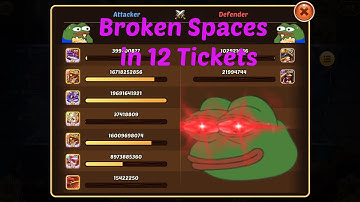 12 TICKET CLEAR BROKEN SPACES 1-7!!!!! (61.8b BS 7😲)