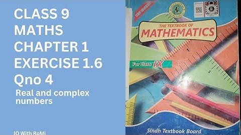 Class 9 math Exercise 1.6 part 4 chapter 1 | karachi sindh | chp 1 ex1.6 part 4 complete solved math