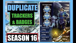 How To Duplicate Badges & Trackers In Apex Legends Season 16