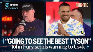 "I CAN SEE INSIDE HIS SOUL" 👀 | John Fury sends warning to Oleksandr Usyk #RingOfFire 🇸🇦