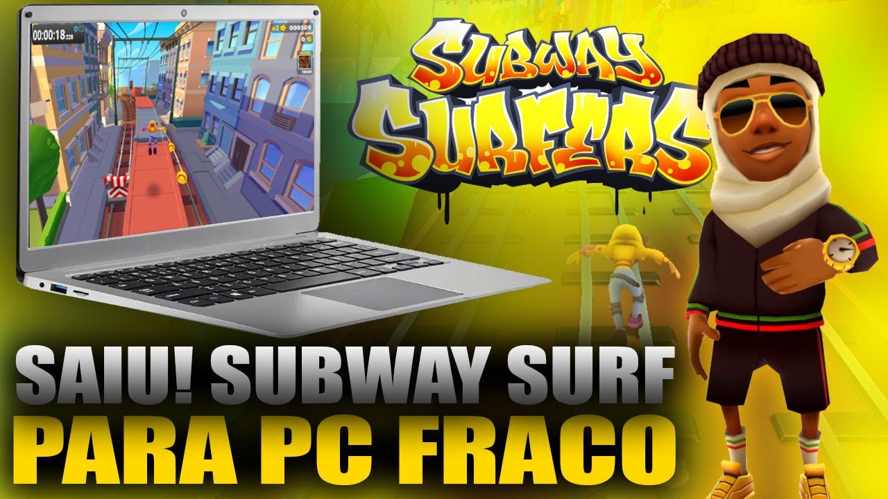 COMO JOGAR SUBWAY SURFERS NO PC COM 0 ZERO DELAY 